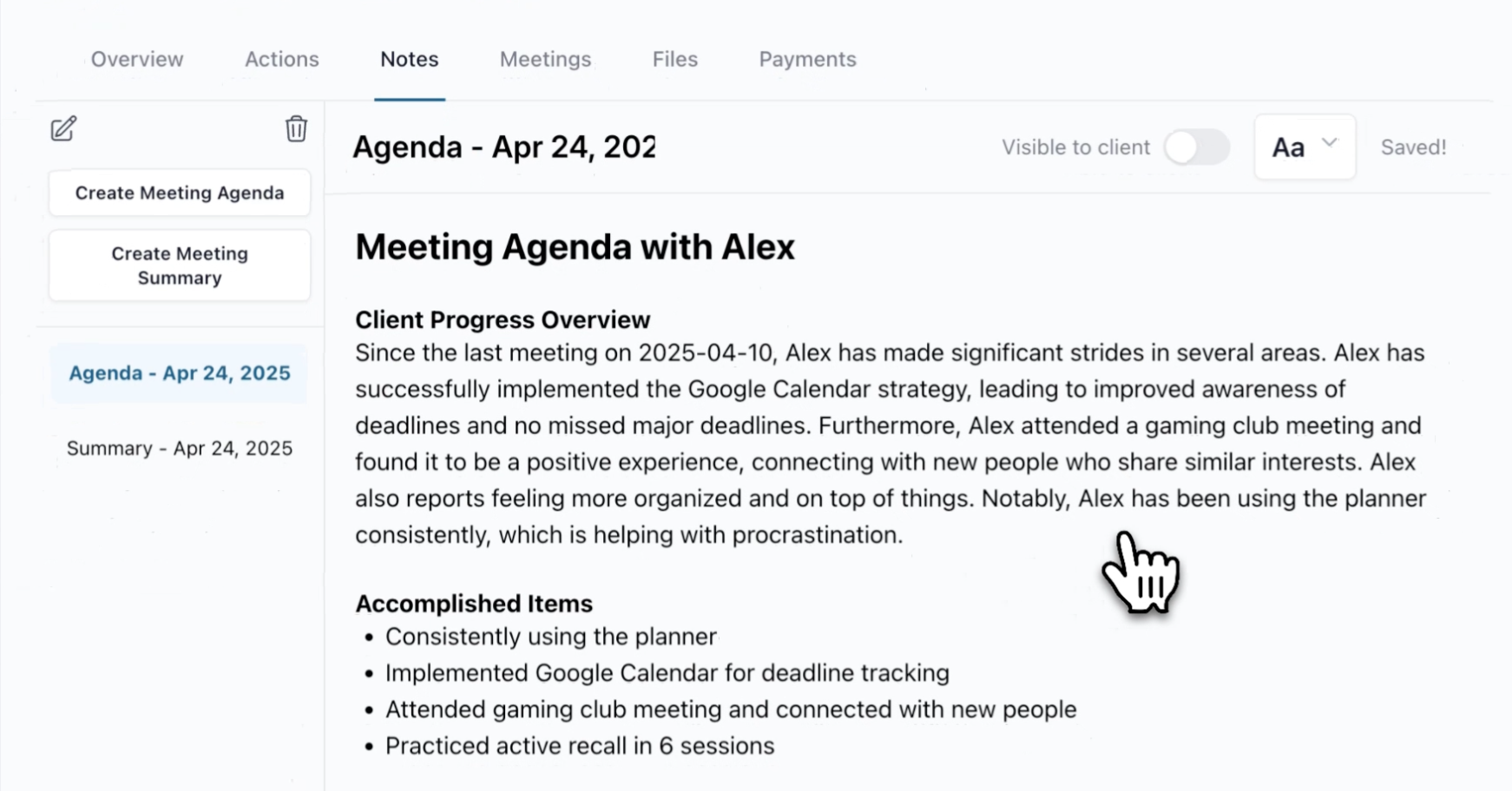 Deeper Client Insights